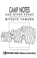 Cover of Camp Notes and Other Poems