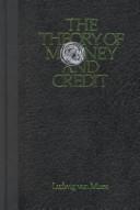 Cover of The theory of money and credit