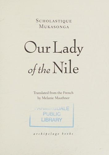 Cover of Our Lady of the Nile
