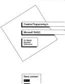 Cover of Creative programming in microsoft BASIC for optimal Macintosh performance