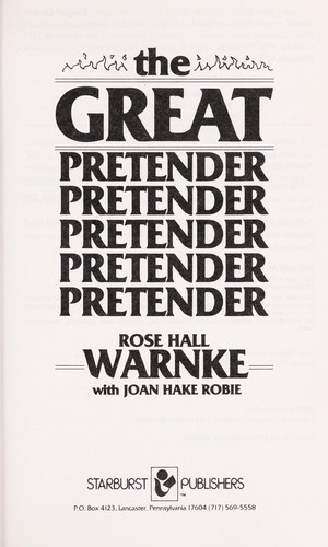 Cover of The great pretender