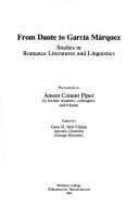 Cover of From Dante to García Márquez