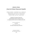 Cover of Twelve artists from the German Democratic Republic