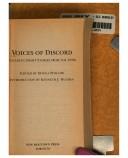 Cover of Voices of discord