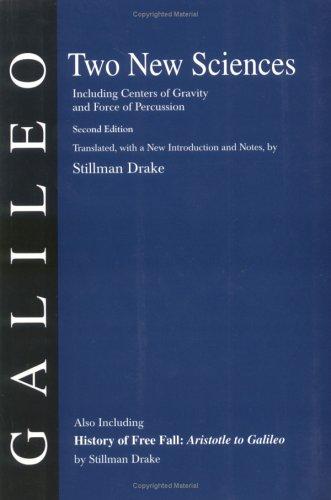 Cover of Two New Sciences and Drake's History of Free Fall
