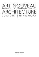 Cover of Art nouveau architecture