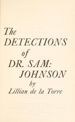 Cover of The Detections of Dr. Sam Johnson