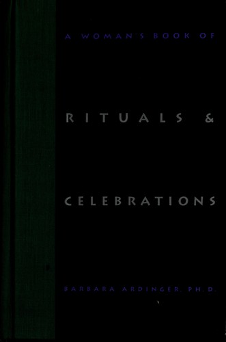 Cover of A woman's book of rituals & celebrations