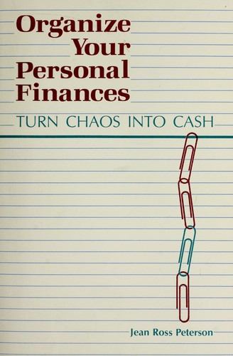Cover of Organize your personal finances