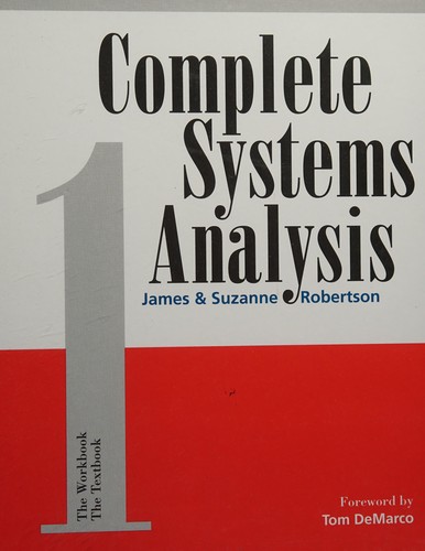 Cover of Complete systems analysis
