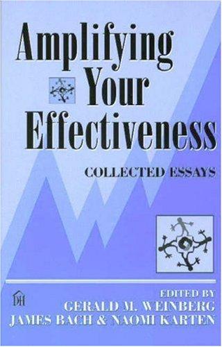 Cover of Amplifying your effectiveness