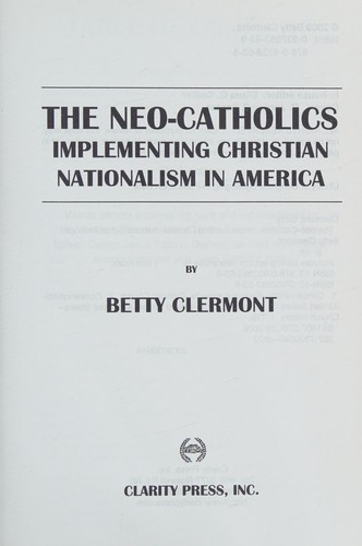 Cover of The neo-Catholics