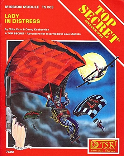 Cover of Lady in Distress (Top Secret Module TS003)