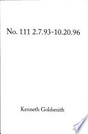 Cover of No. 111 2.7.93-10.20.96