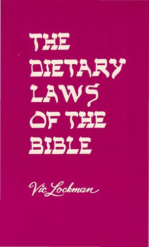 Cover of The dietary laws of the Bible