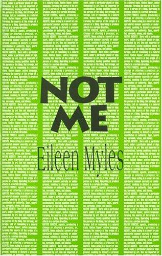 Cover of Not me