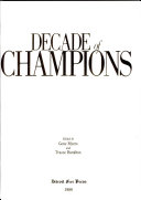 Cover of Decade of Champions