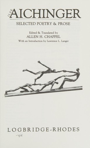 Cover of Selected poetry & prose