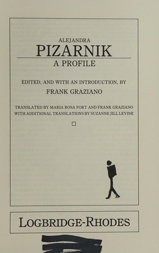 Cover of Alejandra Pizarnik
