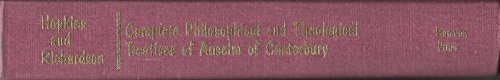 Cover of Complete Philosophical and Theological Treatises