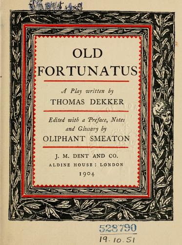 Cover of Old Fortunatus