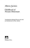 Cover of Childhood of Nivasio Dolcemare