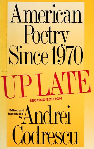 Cover of American Poetry Since 1970