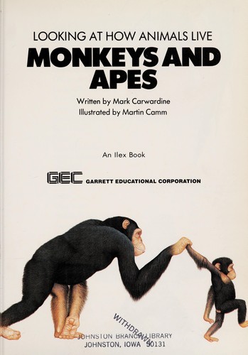 Cover of Monkeys and apes