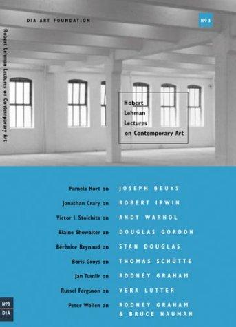 Cover of Robert Lehman lectures on contemporary art