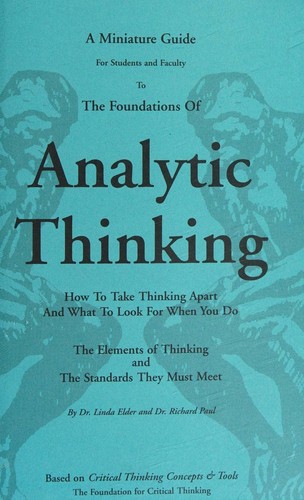 Cover of The thinker's guide to analytic thinking