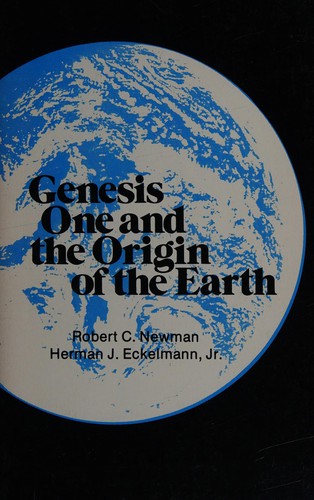 Cover of Genesis one and the origin of the Earth