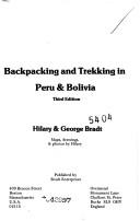 Cover of Backpacking and Trekking in Peru and Bolivia
