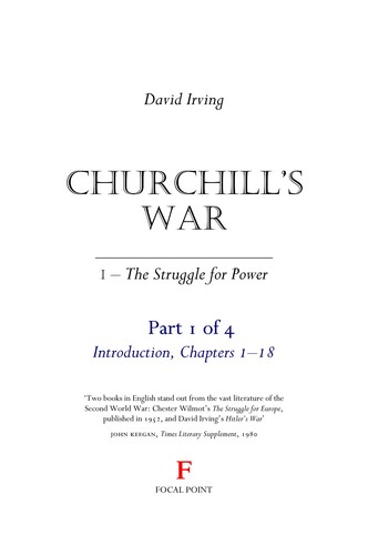 Cover of Churchill's War
