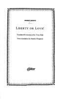 Cover of Liberty or love!