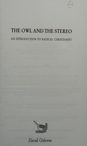 Cover of The owl and the stereo