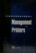 Cover of Professional Management for Printers