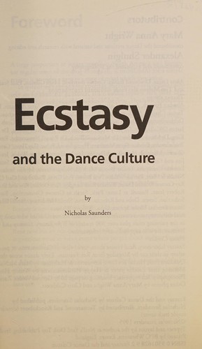 Cover of Ecstasy and the Dance Culture