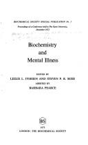 Cover of Biochemistry and Mental Illness