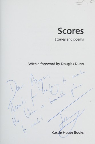 Cover of Scores Stories and Poems