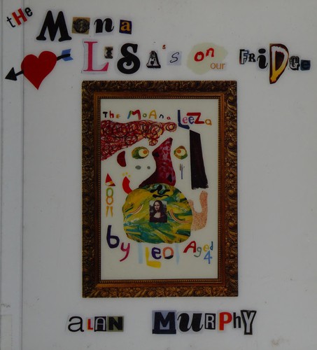 Cover of The Mona Lisa's on our fridge