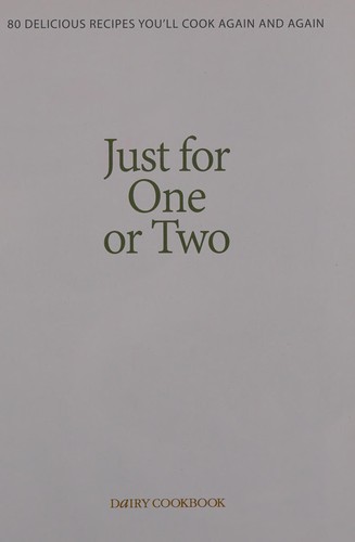 Cover of Just for one or two