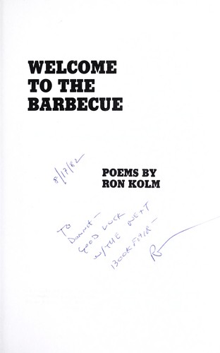 Cover of Welcome to the barbecue
