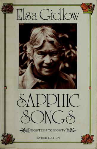 Cover of Sapphic songs