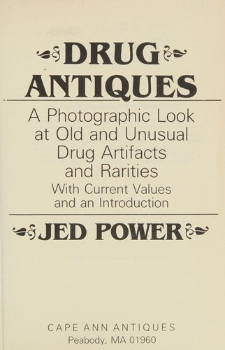 Cover of Drug antiques