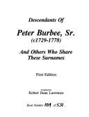 Cover of Burba, Burbee, Burby