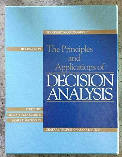 Cover of Readings on the principles and applications of decision analysis
