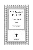 Cover of My Name is Red
