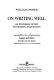 Cover of On Writing Well