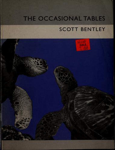 Cover of The occasional tables