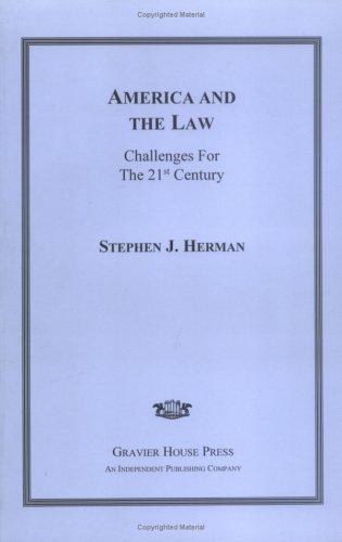 Cover of America and the law
